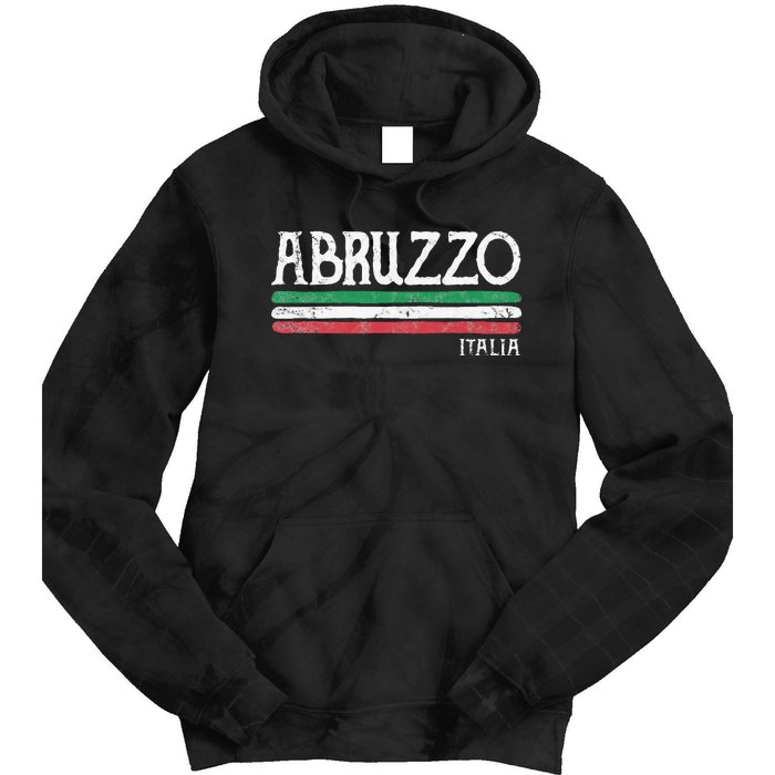 Abruzzo Italia Gift Italian Souvenir Italy Tie Dye Hoodie