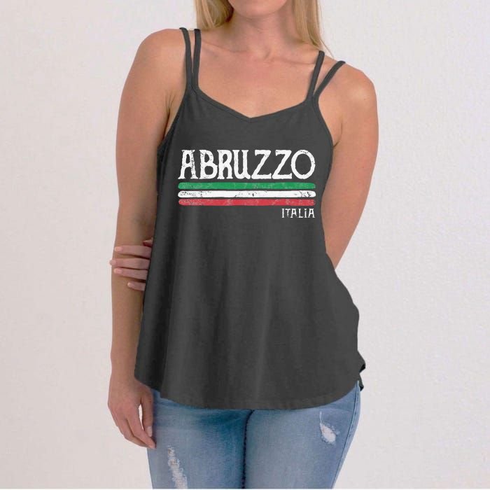 Abruzzo Italia Gift Italian Souvenir Italy Women's Strappy Tank