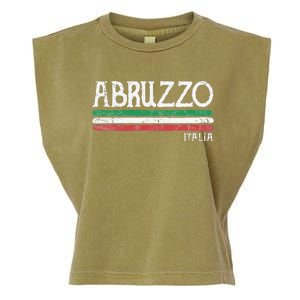 Abruzzo Italia Gift Italian Souvenir Italy Garment-Dyed Women's Muscle Tee