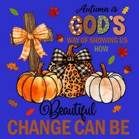 Autumn Is Gods Way Of Showing Us How Beautiful Change Can Be Baby Bodysuit