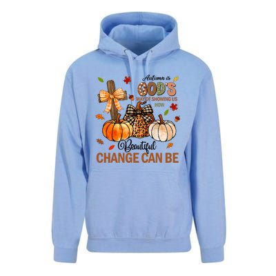 Autumn Is Gods Way Of Showing Us How Beautiful Change Can Be Unisex Surf Hoodie