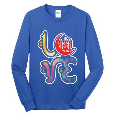 Allah Islam God Ramadan Arabic Muslim Eid Algiftadha Gift Tall Long Sleeve T-Shirt