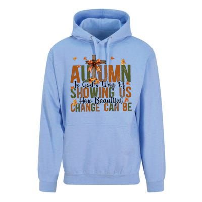 Autumn Is GodS Way Of Showing Us How Beautiful Change Unisex Surf Hoodie