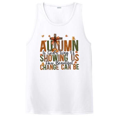 Autumn Is GodS Way Of Showing Us How Beautiful Change PosiCharge Competitor Tank