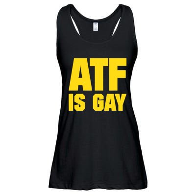 Atf Is Gay Funny Ladies Essential Flowy Tank