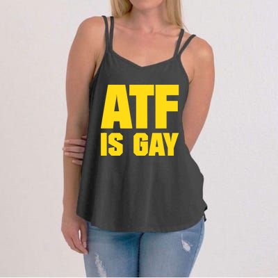 Atf Is Gay Funny Women's Strappy Tank