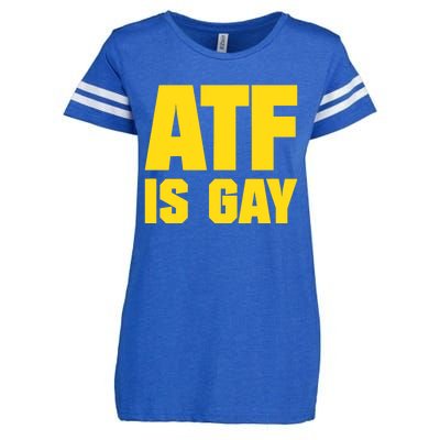 Atf Is Gay Funny Enza Ladies Jersey Football T-Shirt