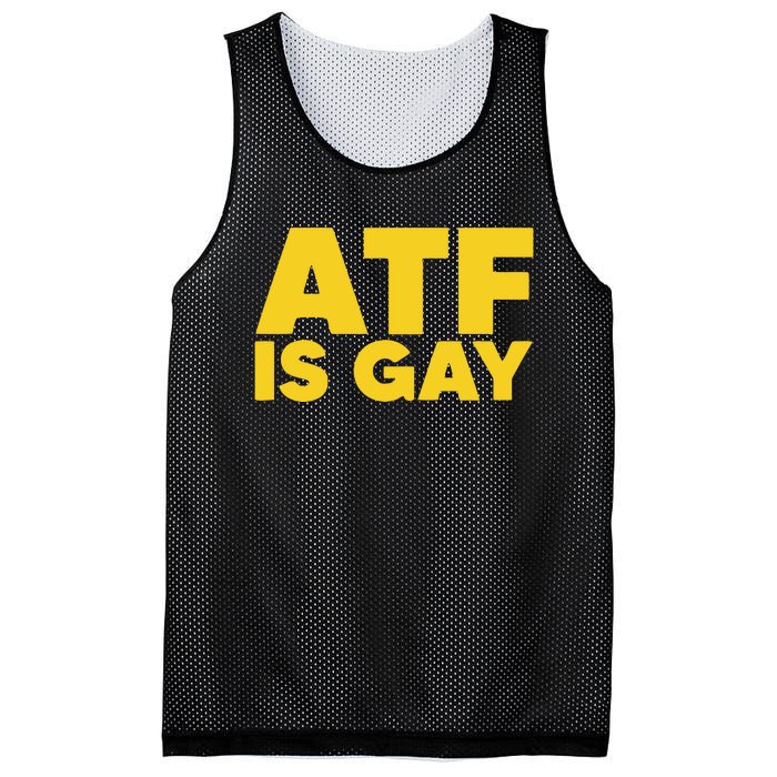 ATF Is Gay Mesh Reversible Basketball Jersey Tank