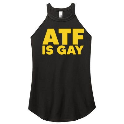 ATF Is Gay Women’s Perfect Tri Rocker Tank