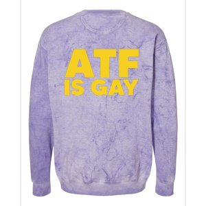 ATF Is Gay Colorblast Crewneck Sweatshirt