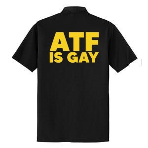 ATF Is Gay Dry Zone Grid Polo