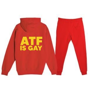 ATF Is Gay Premium Hooded Sweatsuit Set