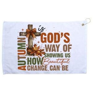 Autumn Is God_s Way Of Showing Us Beautiful Fall Christian Grommeted Golf Towel