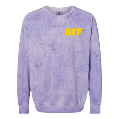 Atf Is Gay Front And Back Human Rights Equality Pride Colorblast Crewneck Sweatshirt