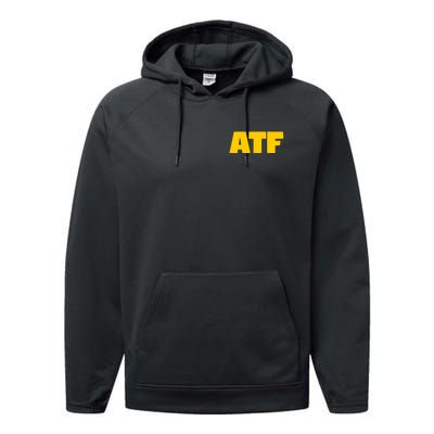 Atf Is Gay Front And Back Human Rights Equality Pride Performance Fleece Hoodie