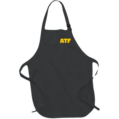 Atf Is Gay Front And Back Human Rights Equality Pride Full-Length Apron With Pockets