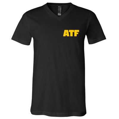 Atf Is Gay Front And Back Human Rights Equality Pride V-Neck T-Shirt