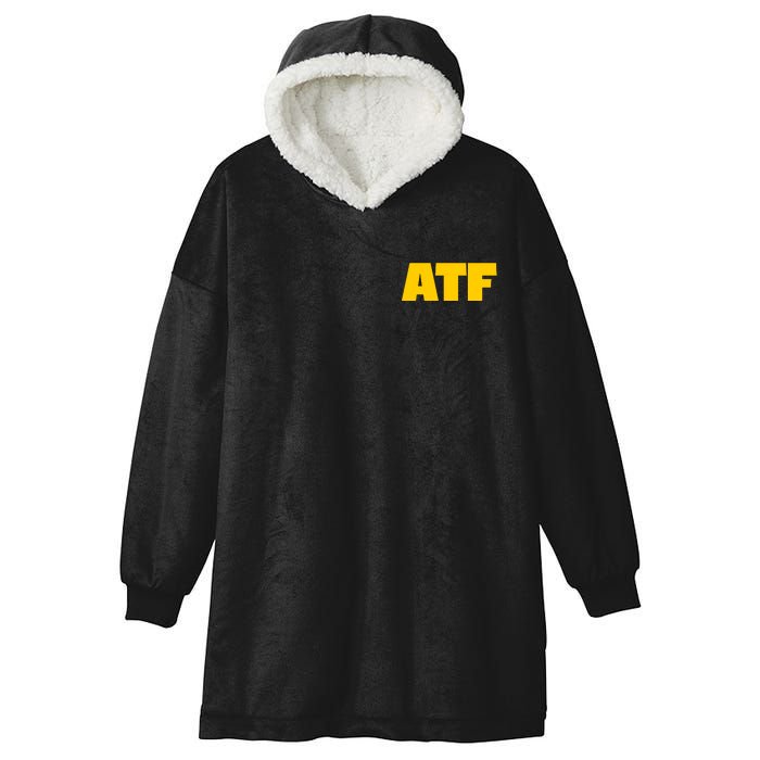 Atf Is Gay Front And Back Human Rights Equality Pride Hooded Wearable Blanket