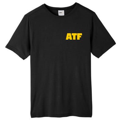 Atf Is Gay Front And Back Human Rights Equality Pride Tall Fusion ChromaSoft Performance T-Shirt