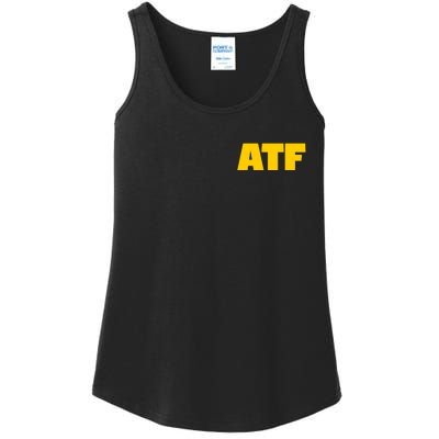 Atf Is Gay Front And Back Human Rights Equality Pride Ladies Essential Tank