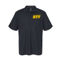 Atf Is Gay Front And Back Human Rights Equality Pride Softstyle Adult Sport Polo