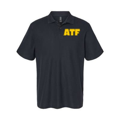 Atf Is Gay Front And Back Human Rights Equality Pride Softstyle Adult Sport Polo