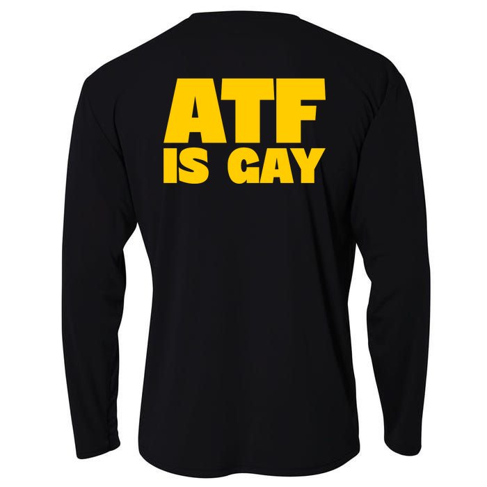 Atf Is Gay Front And Back Human Rights Equality Pride Cooling Performance Long Sleeve Crew