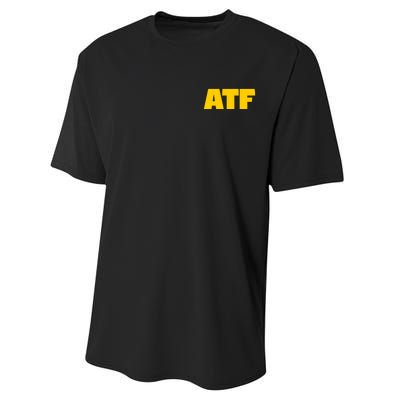 Atf Is Gay Front And Back Human Rights Equality Pride Performance Sprint T-Shirt