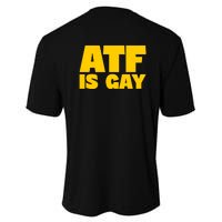 Atf Is Gay Front And Back Human Rights Equality Pride Youth Performance Sprint T-Shirt