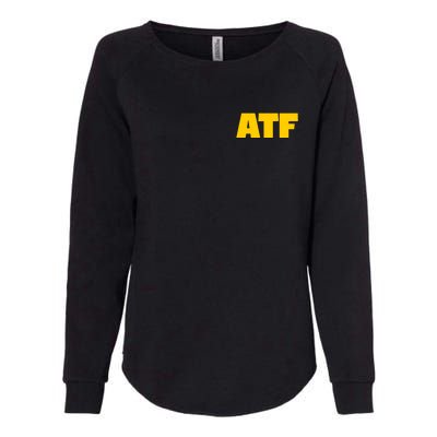 Atf Is Gay Front And Back Human Rights Equality Pride Womens California Wash Sweatshirt