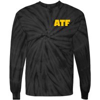 Atf Is Gay Front And Back Human Rights Equality Pride Tie-Dye Long Sleeve Shirt