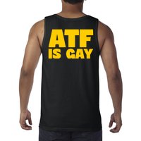 Atf Is Gay Front And Back Human Rights Equality Pride Tank Top