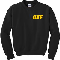 Atf Is Gay Front And Back Human Rights Equality Pride Kids Sweatshirt