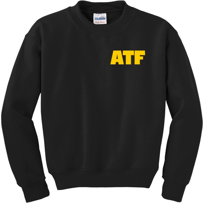 Atf Is Gay Front And Back Human Rights Equality Pride Kids Sweatshirt