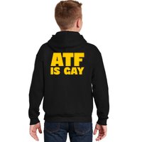 Atf Is Gay Front And Back Human Rights Equality Pride Kids Hoodie