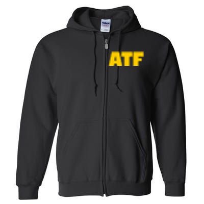 Atf Is Gay Front And Back Human Rights Equality Pride Full Zip Hoodie