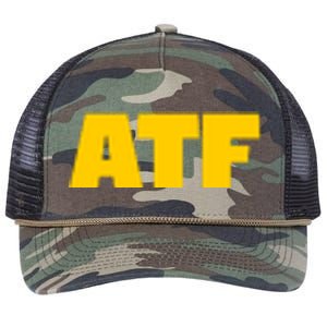 Atf Is Gay Front And Back Human Rights Equality Pride Retro Rope Trucker Hat Cap