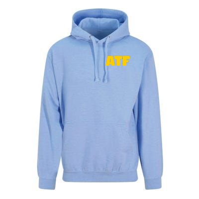 Atf Is Gay Front And Back Human Rights Equality Pride Unisex Surf Hoodie