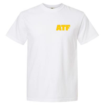 Atf Is Gay Front And Back Human Rights Equality Pride Garment-Dyed Heavyweight T-Shirt