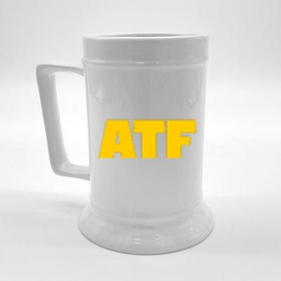 Atf Is Gay Front And Back Human Rights Equality Pride Beer Stein