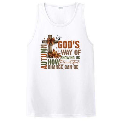 Autumn Is GodS Way Of Showing Us Beautiful Fall Christian PosiCharge Competitor Tank