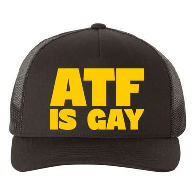 Atf Is Gay Human Rights Equality Pride Yupoong Adult 5-Panel Trucker Hat