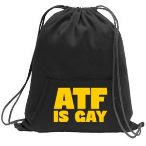 Atf Is Gay Human Rights Equality Pride Sweatshirt Cinch Pack Bag