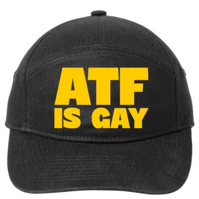 Atf Is Gay Human Rights Equality Pride 7-Panel Snapback Hat