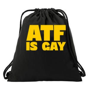 Atf Is Gay Human Rights Equality Pride Drawstring Bag