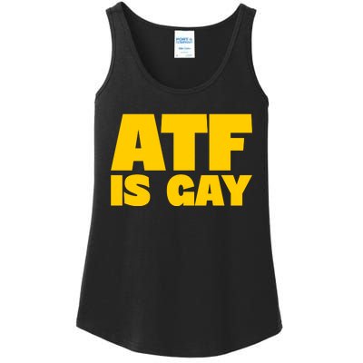 Atf Is Gay Human Rights Equality Pride Ladies Essential Tank