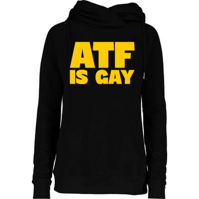 Atf Is Gay Human Rights Equality Pride Womens Funnel Neck Pullover Hood