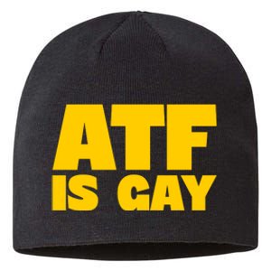 Atf Is Gay Human Rights Equality Pride Sustainable Beanie