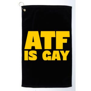 Atf Is Gay Human Rights Equality Pride Platinum Collection Golf Towel