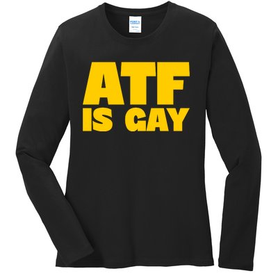 Atf Is Gay Human Rights Equality Pride Ladies Long Sleeve Shirt